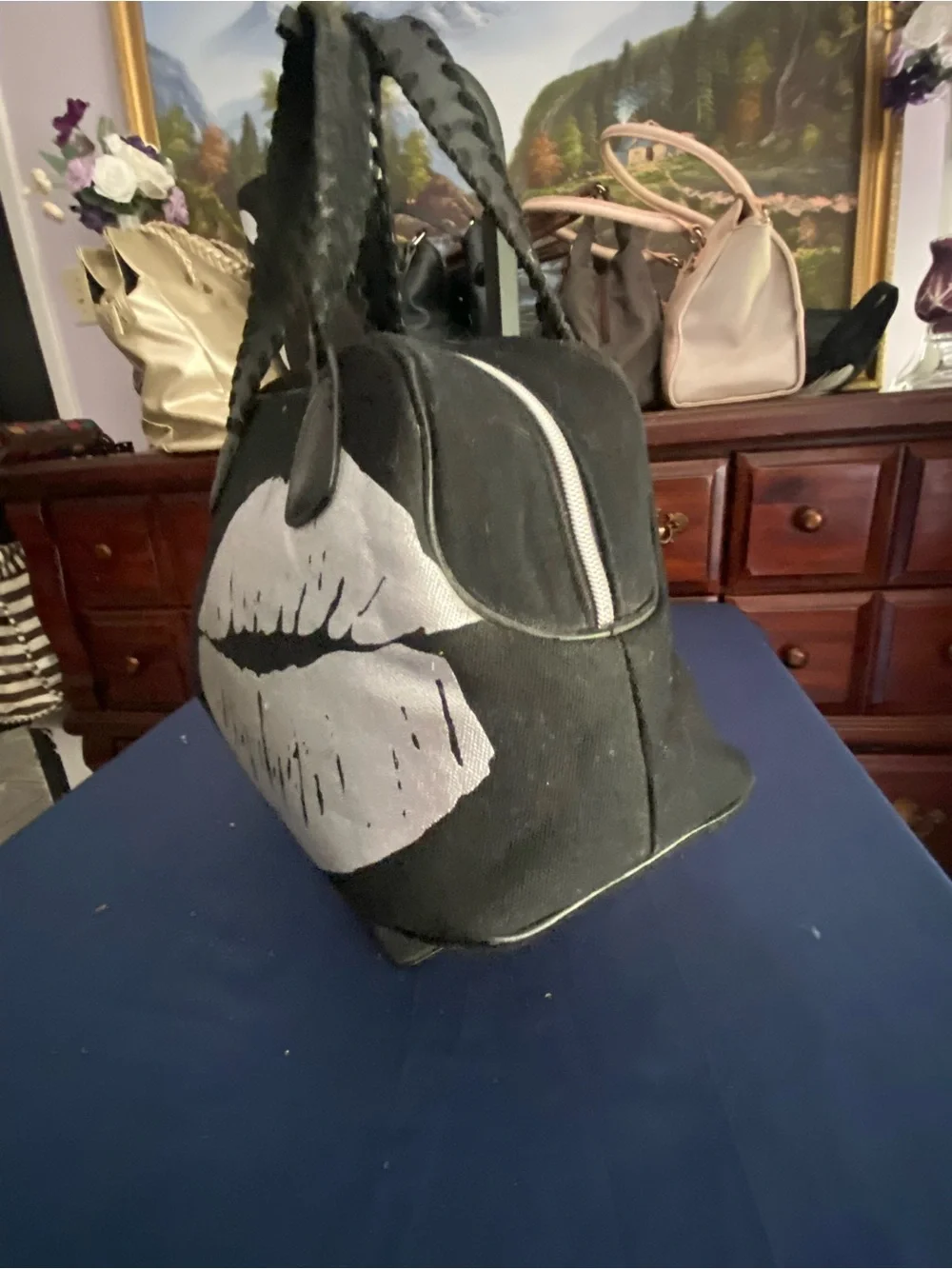 VTG Victorias Secret Angel Limited Edition Kiss Lips Tote - Y2K Supermodel Tote